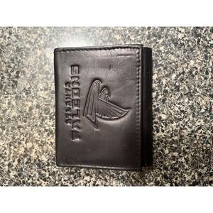 Falcons‎ Leather Wallet- Black